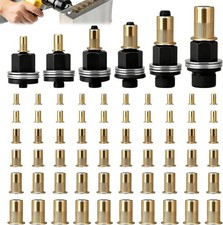 Nietmutternzange Set mit 60 Muttern f&uuml;r M3 M4 M5 M6 M8 M10 handbetrieben Werk...