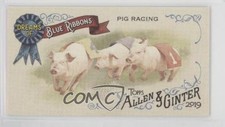 2019 Topps Allen & Ginter Dreams of Blue Ribbons Minis Pig Racing Contest 0t2