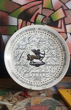 PIERO FORNASETTI PIATTO ZODIACO SAGITTARIO 1974 IN OTTIME CONDIZIONI!!!!