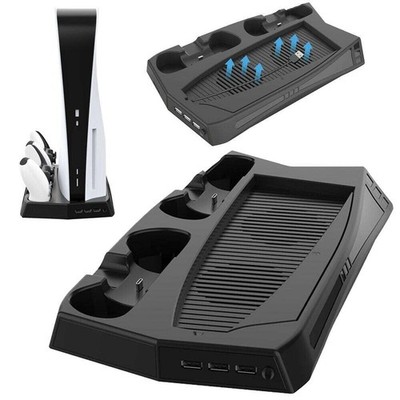 Freaks and Geeks PS5 Controller Charging Station + Console Cooler Fan