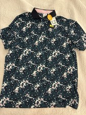 Puma Arnold Palmer Polo Shirt Men's L Stretch Performance Golf Umbrellas NWT