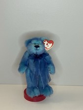 TY Beanie Babies Azure The Blue Bear Plush Vintage Jointed Limbs 1993 NWT