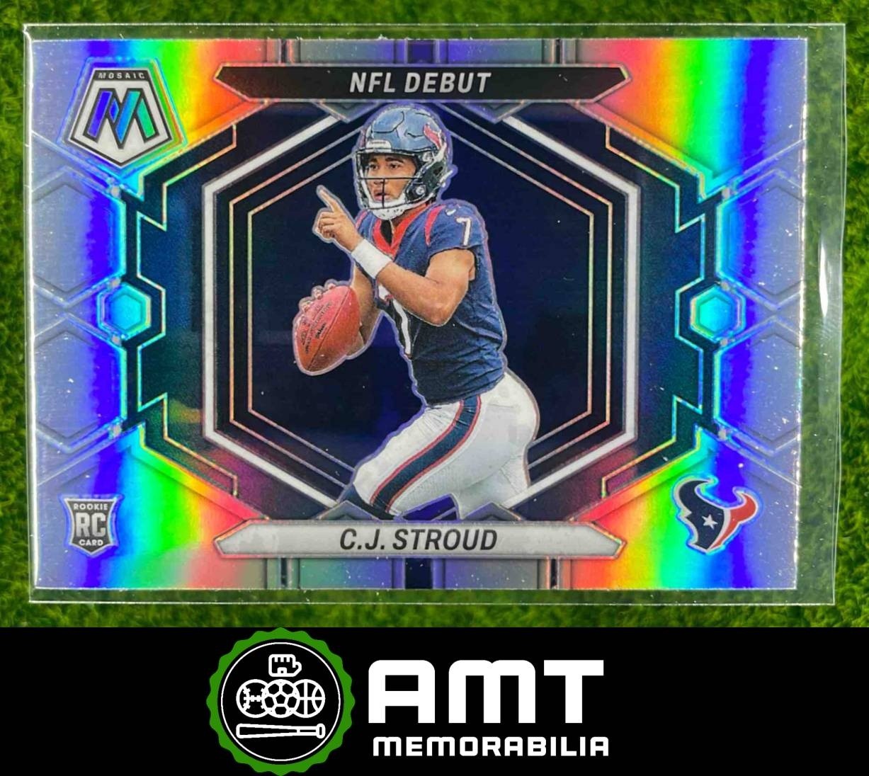 C.J. Stroud RC 2023 Panini Mosaic Silver Houston Texans #ND-3