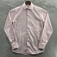 Eton Dress Shirt Mens Slim Fit 15 Dobby Textured Long Sleeve Button Up