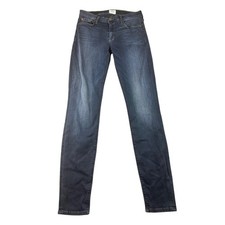 Hudson Jeans Women 27 Blue Nico Super Skinny Denim USA Made Mid Rise Urban Work