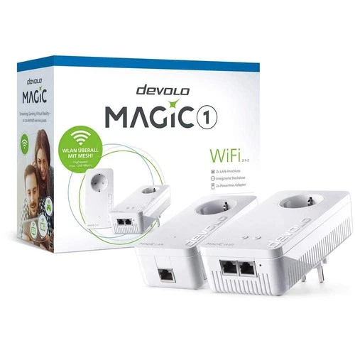 Devolo Magic 1 WiFi 1200 Mbit/s Ethernet LAN Anschluss WLAN weiß 2 Stück