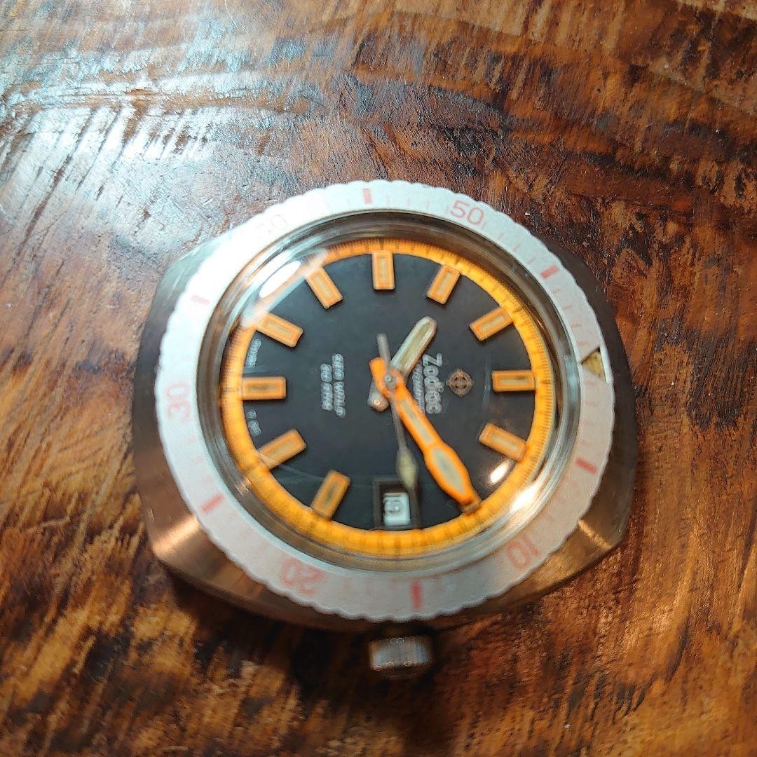 Zodiac Super Sea Wolf Automatic Watch Diver Vintage 1970s Used | eBay
