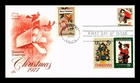 DR JIM STAMPS US COVER CHRISTMAS RURAL MAILBOX FIRST DAY ISSUE COMBO ARTCRAFT