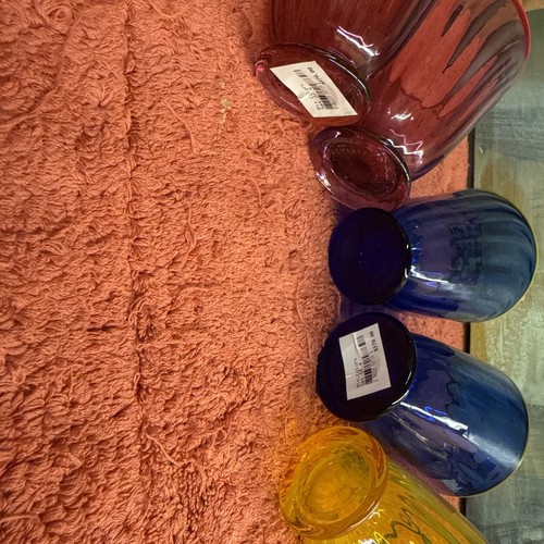 La DoubleJ Rainbow Glasses Set Of 5- 8.5 Oz - Picture 3 of 4