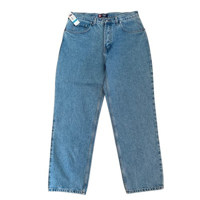 Chaps Men's size 36x30 Straight Leg Relaxed Fit Zipper fly Denim Jeans New