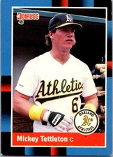 1988 Donruss #103 Mickey Tettleton Oakland Athletics