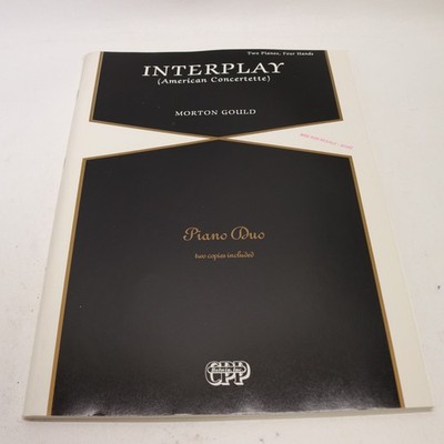 Interplay American Concertette 2 Pianos 4 Hands 2 Scores Gould 1972 EMI Mills