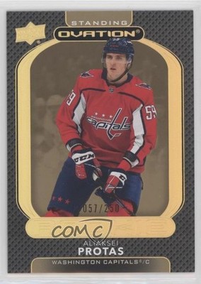 2021 Ovation Rookies Gold Spectrum Standing /250 Aliaksei Protas Rookie RC 0nr3