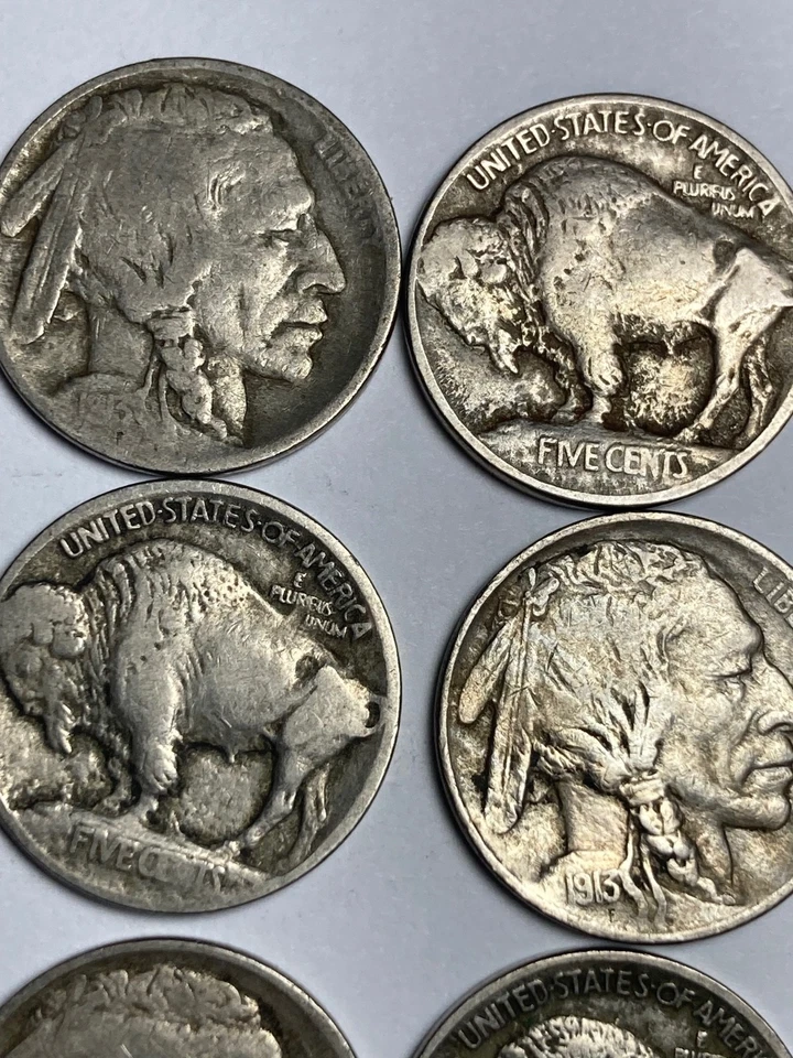 1913 (P)  Type 1 BUFFALO NICKEL ROLL (40 COINS), G/VG condition NICE COINS - Image 2 of 4