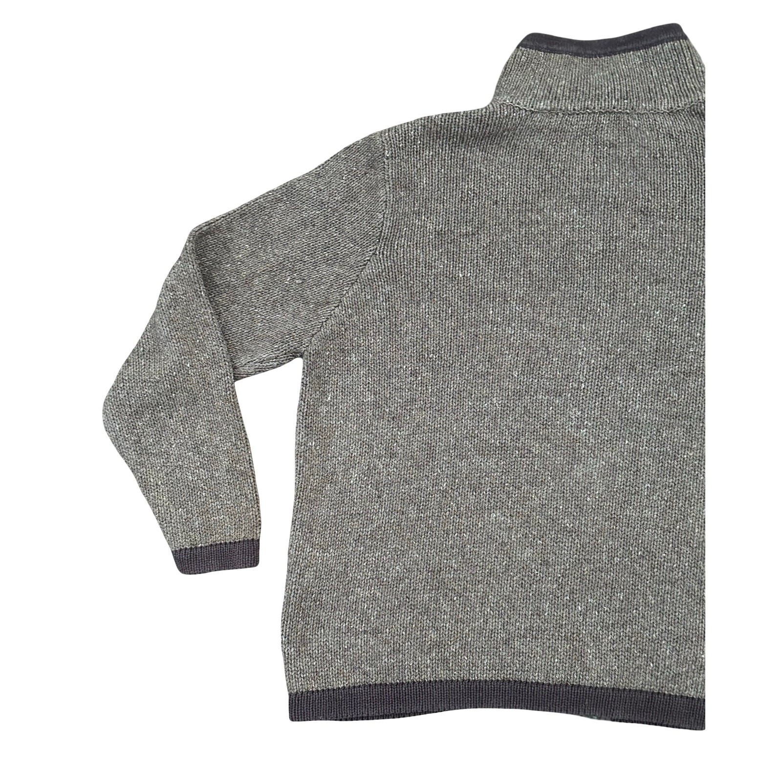 Vintage Wool Blend Brown Patchwork Embroidered Ch… - image 5