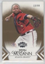 2012 Topps Triple Threads Gold 13/99 Brian McCann #70 s7f
