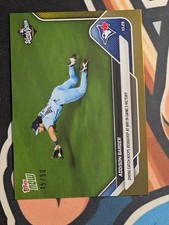 2025 Topps Now 914 Addison Barger Toronto Blue Jays World Series Gold /50