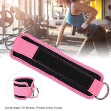 Fitness Ankle Straps for Cable Machine Double DRing Adjustable Neoprene Ankle