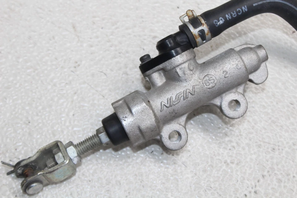 2008-2012 SUZUKI KATANA 650 GSX650F REAR BACK BRAKE MASTER CYLINDER W RESERVOIR - Image 2 of 4