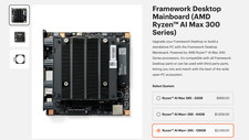 AMD Ryzen AI Max+ 395 - 128GB LPDDR5X - Mini-ITX - Framework Desktop Mainboard