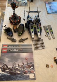 LEGO AGENTS Huge LOT 8630 8631 8632 8633 8634 8968 8969 8970 8971 Read Ad