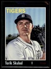 2024 Topps Archives Black Foilboard Tarik Skubal #180 Detroit Tigers