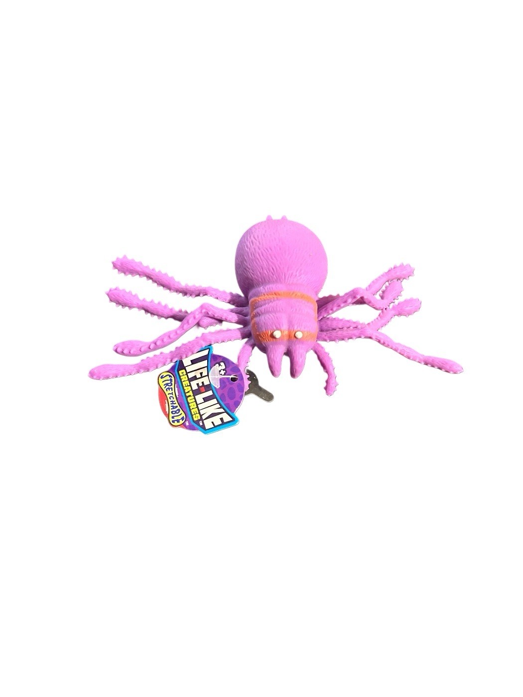JA-RU Imperial Purple Spider JARU Life-Like  Stretchy Squishy Rubber Figure Toy