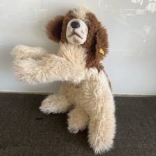 Vintage Steiff Molly St Bernard Dog W. Germany w/tag button 0342/40