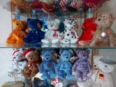Ty Beanie Babies Teddy Plüschtiere Konvolut, mehrfarbig, klein 15 35 cm, 2000
