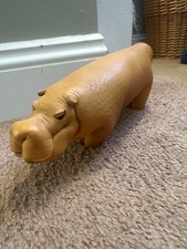 1960s Leather Hippo by Deru, Germany