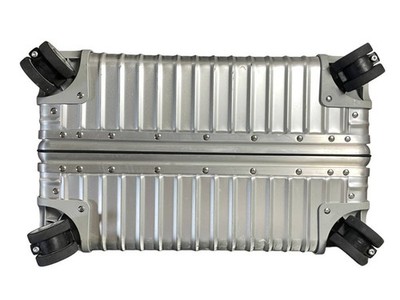 Used Rimowa Check-In M 972.63 97263 61L Carry Case 4 Wheels Silver