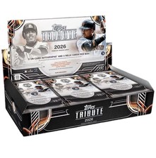 2026 Topps Tribute Baseball Hobby Box PRESALE 3 Autos Sealed Pre-Order !!