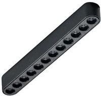 Moderne 1X12W/Led Schienenstrahler, 1284Lm, IP20, 4000K, In Schwarz
