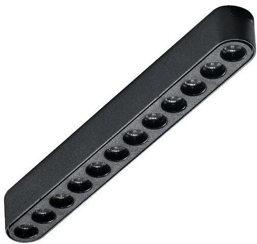 Moderne 1X12W/Led Schienenstrahler, 1284Lm, IP20, 4000K, In Schwarz-image
