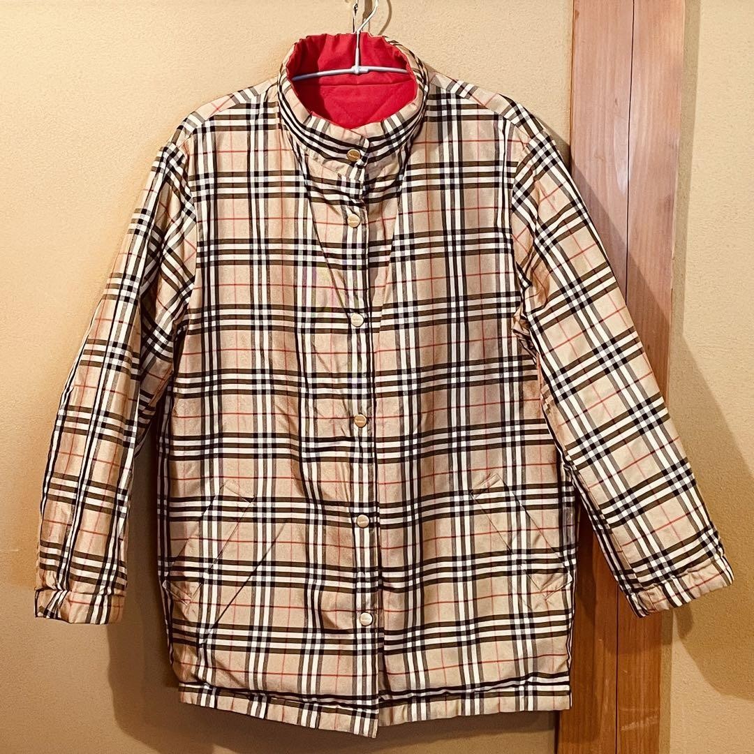 Burberry Reversible Quilted Nova Check Jacket  