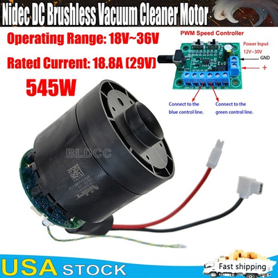 #ad #ad NIDEC 13F048R011 DC29V 545W High Speed PWM DC Brushless Fan Vacuum Cleaner Motor $29.99