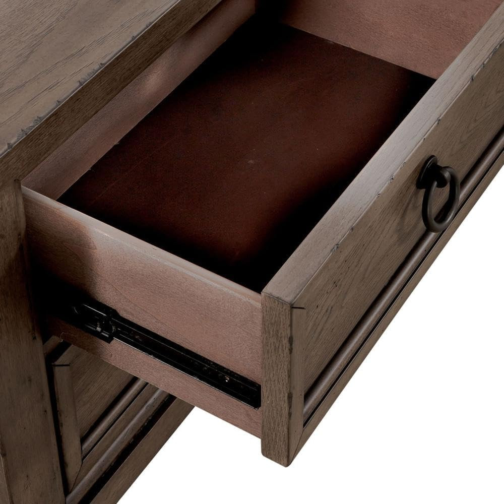 Liberty Furniture Americana Farmhouse 2 Drawer Bedroom Nightstand with AC USB Ch