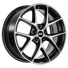 1x BBS SR vulcano grau diamantgedreht 7.5Jx17 5x112 ET35