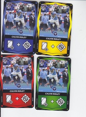 4 2025 NFL Uno Elite ALT Jerseys BRYCE OLIVER Red Yellow Blue Green Titans #130