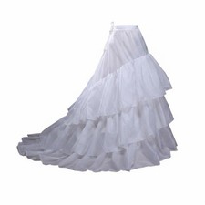 Bridal Dress Petticoat Pleated Bridal Underskirt Lightweight for Wedding Party