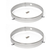 Headlight Retaining Ring 7 Dia 1 Wide Pair 1967-1974 Camaro