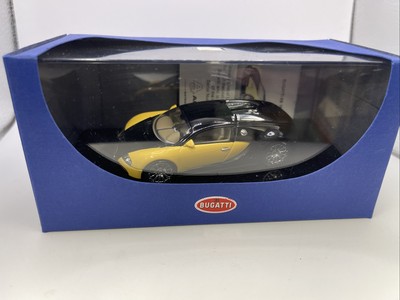 1/43 AUTOart Bugatti Veyron Eb 16.4 gelb schwarz Showcar 50904 Autoart Bugatti V