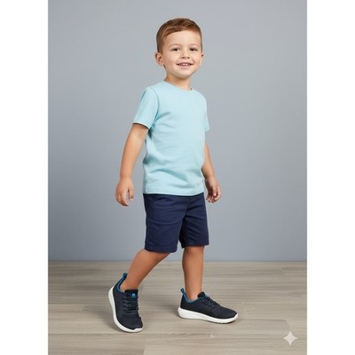 Crocs LiteRide Pacer Kids Size J5 Navy Blue Perforated Sneakers SZ W7 M5