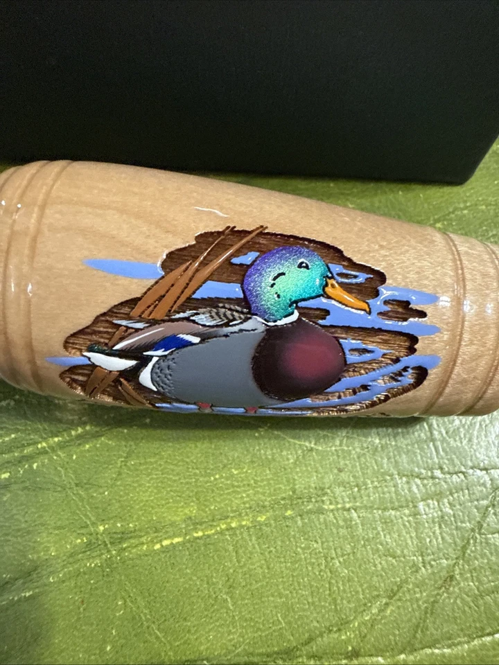 Ducks Unlimited Joe Bucher 2003 coleccionable Duck Call Mallard con bandas firmado Foto 4 de 4