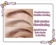 PMU Brow Guide cards A4 Waterproof Brow Style Cards for PMU Artists Salons