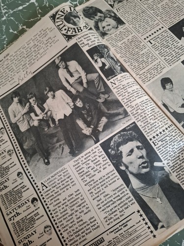 Vintage FABULOUS Magazine 27 APRIL 1968 Grapefruit Bee Gees Monkees Tremeloes - Imagen 2 de 10