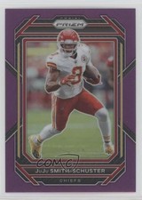 2022 Panini Prizm Purple Prizm 101/125 JuJu Smith-Schuster #141 0b3