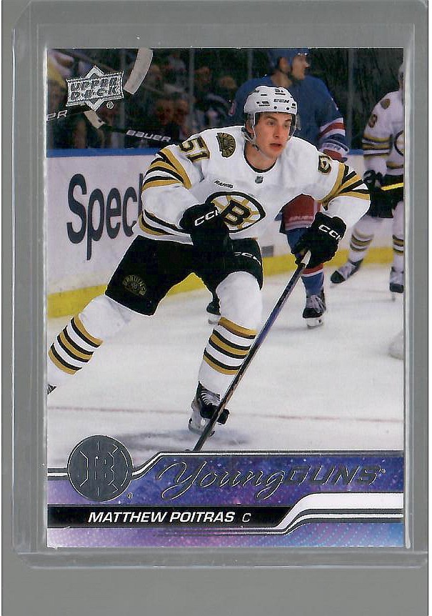 2023 UPPER DECK #478 MATTHEW POITRAS YOUNG GUNS RC ROOKIE