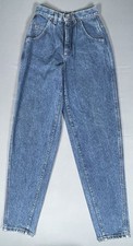 Vintage Lee Women's Skyrider Highwaisted Straight Leg Blue Jeans USA Made Sz 5 M