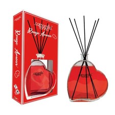 camomilla torino Diffusore AMBIENTE profumo bastoncini a CUORE Rouge Amour 200ML